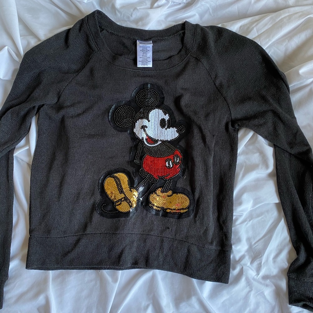 Mickey Mouse sequin sweater